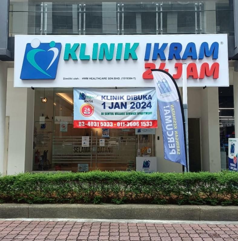 Hadapan Klinik IKRAM Sentul